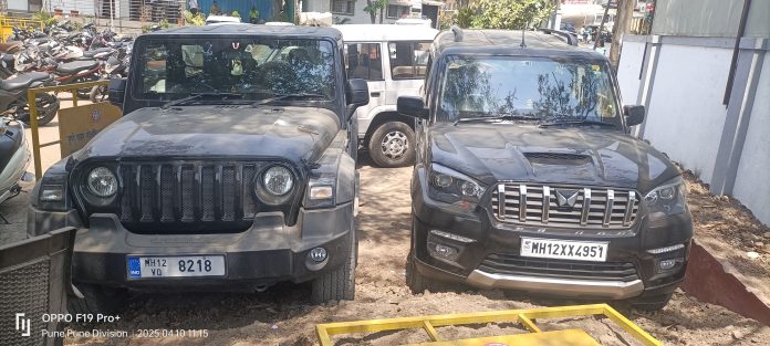 वाघोली पोलीसांची दमदार कामगिरी रेसिंग करणाऱ्या चालकांवर कारवाई ; गाडया केल्या जप्त