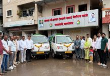 वाघोलीच्या स्वच्छतेसाठी महत्त्वाचे पाऊल; घनकचरा संकलनाच्या दोन गाड्या सेवेत ; आमदार कटके यांच्या पाठपुराला यश
