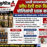उरुळी कांचनमध्ये अवैध देशी दारू विक्रीवर पोलिसांची कारवाई; एकावर गुन्हा दाखल