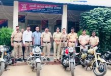 बुलेटच्या फटाक्यांच्या आवाजावर उरुळी कांचन येथे कारवाई; २४ दुचाकींवर २१ हजारांचा दंड