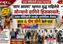 साप आला! म्हणत वृद्ध महिलेचे सोन्याचे दागिने हिसकावले; यवत पोलिसांनी सराईत आरोपीला जेरबंद करत ६ ग्रॅम सोने केले परत