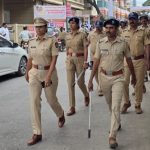 गणेशोत्सवाच्या पार्श्वभूमीवर उरुळी कांचनमध्ये पोलिसांचा रूट मार्च!