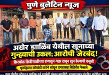 अखेर डाळिंब येथील खूनाच्या गुन्ह्याची उकल; आरोपी जेरबंद ;यवत पोलीस व स्थानिक गुन्हे शाखेचे कामगिरी; किरकोळ शिवीगाळीच्या रागातून गळा दाबून खून केल्याची कबुली; मृतदेह लोखंडी तारेने बांधून दगडासह विहिरीत फेकला!